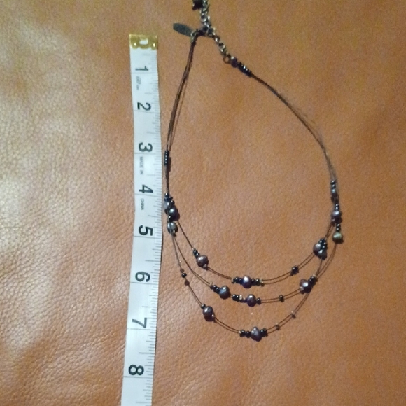 -- New York & Company Black Multi-Strand Necklace - Picture 4 of 4